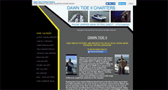Desktop Screenshot of dawntidecharterfishing.co.uk